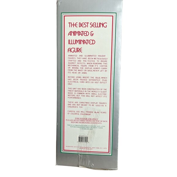 Vintage Rare Woolworth Animated Illuminated 24" Angel Motionette in Original Box - Picture 7 of 12